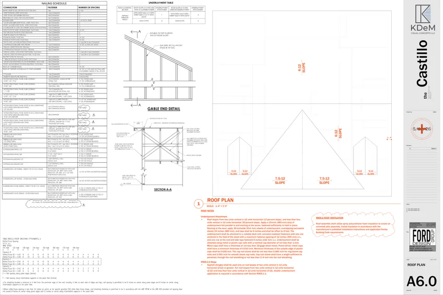 A6.0 Roof Plan