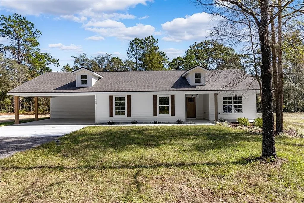 Completed Home · Front View